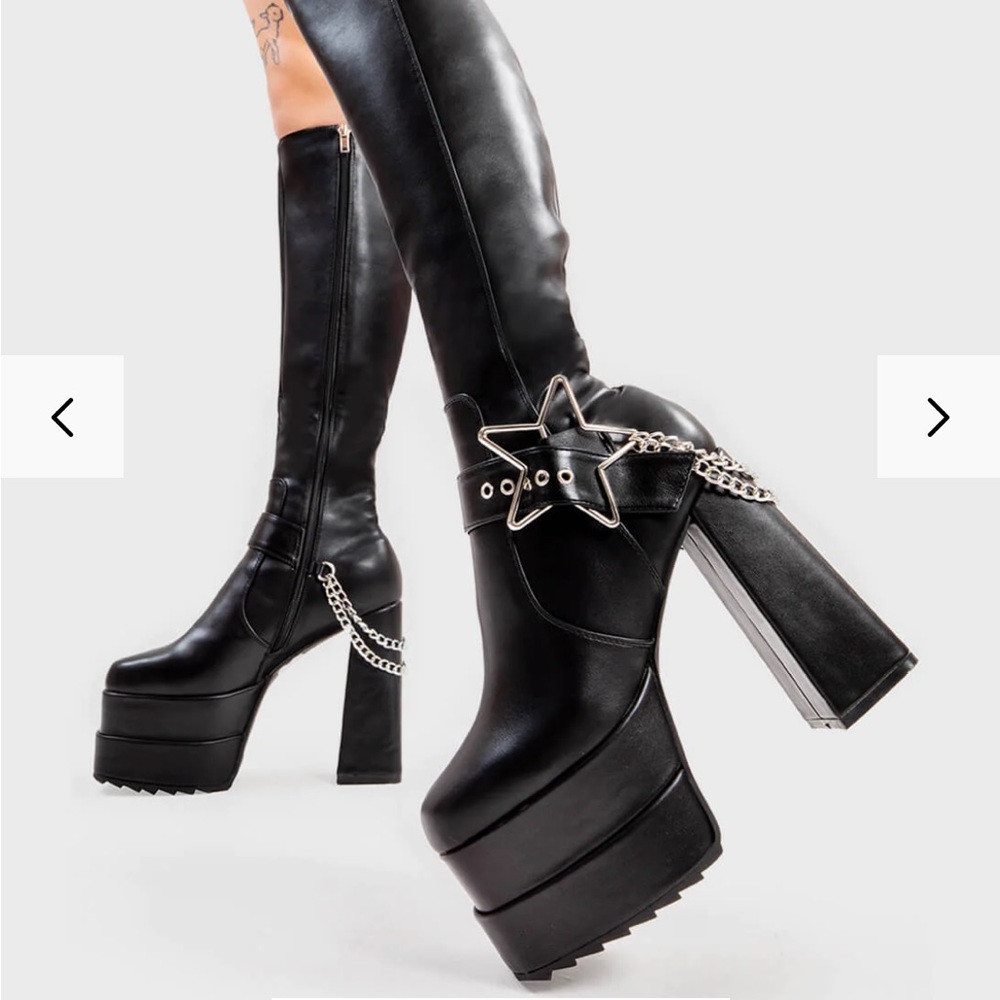 LAMODA PLATFORM BOOTS